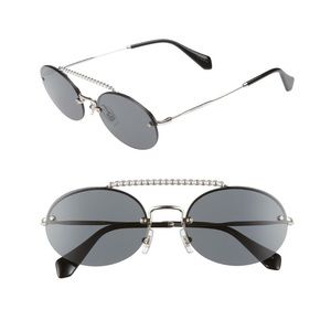 AUTHENTIC Miu Miu Evolution 54MM Round Sunglasses
